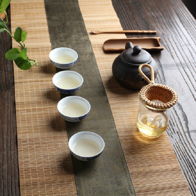 Bamboo Woven Creative Filter Reusable Filter Tea Colander Gadget, Style:Bamboo Basket Tea Leak - Tea Strainers by PMC TechLife | Online Shopping South Africa | PMC TechLife | Buy Now Pay Later Mobicred