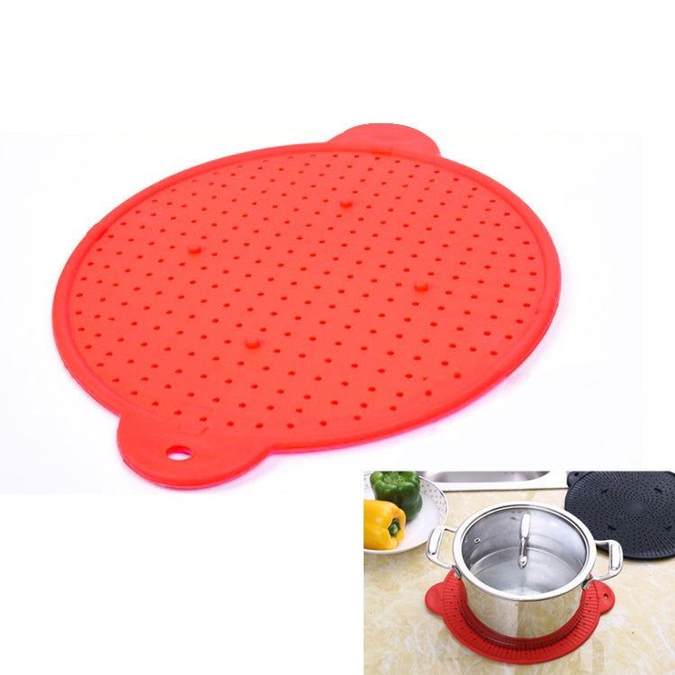 Multifunctional Food Grade Silicone Placemat Creative Kitchenware Heat Insulation Screen Filter(Red) - Filters by PMC Jewellery | Online Shopping South Africa | PMC Jewellery | Buy Now Pay Later Mobicred