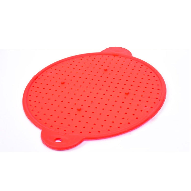 Multifunctional Food Grade Silicone Placemat Creative Kitchenware Heat Insulation Screen Filter(Red) - Filters by PMC Jewellery | Online Shopping South Africa | PMC Jewellery | Buy Now Pay Later Mobicred