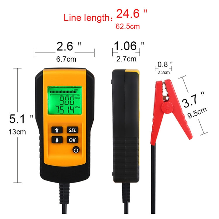 AE300 Car 12V Digital Battery Tester Analyzer - Electronic Test by PMC Jewellery | Online Shopping South Africa | PMC Jewellery | Buy Now Pay Later Mobicred