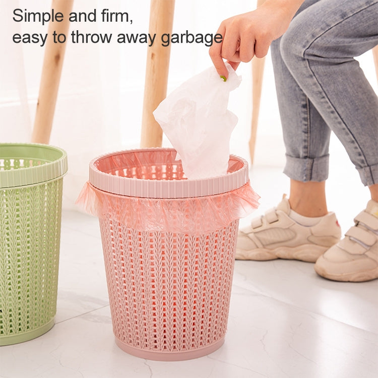 Household Removable Plastic Trash Bin Built-in Trash Bag Box(Blue) - Trash Bin & Bags by PMc TechLife | Online Shopping South Africa | PMc TechLife | Buy Now Pay Later Mobicred