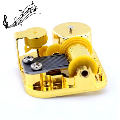 Eight-tone Gold-plated Bar Repair Parts DIY Sky City Paperback Music Box(Reappeared Yesterday) - Music Box by PMC Jewellery | Online Shopping South Africa | PMC Jewellery | Buy Now Pay Later Mobicred