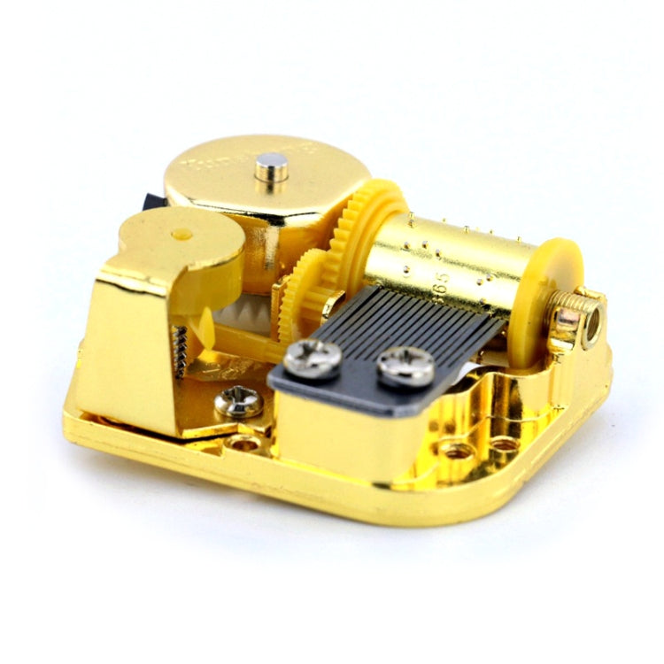 Eight-tone Gold-plated Bar Repair Parts DIY Sky City Paperback Music Box(Reappeared Yesterday) - Music Box by PMC Jewellery | Online Shopping South Africa | PMC Jewellery | Buy Now Pay Later Mobicred