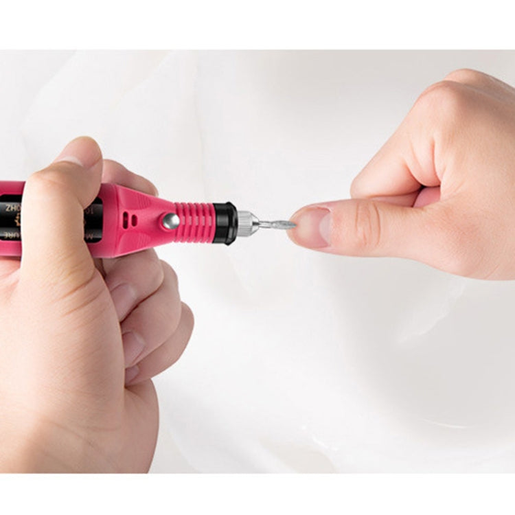 1 Set Power Professional Electric Manicure Machine Pen Pedicure Nail File Nail Tools 6 bits Drill Nail Drill Machine(EU Black) - Grinding Tools & Accessories by PMC TechLife | Online Shopping South Africa | PMC TechLife | Buy Now Pay Later Mobicred