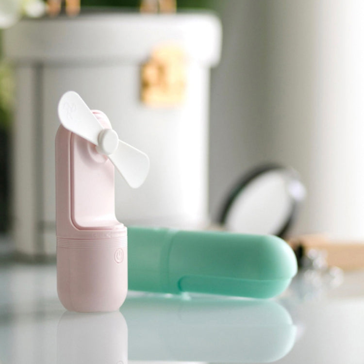 USB Charging Handheld Mini Folding Fan Desktop Fan(Pink) - free shipping - PMC TechLife - Order now!