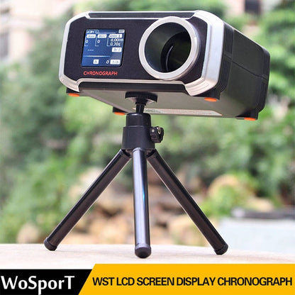 WoSporT LCD Screen Display Chronograph Speed Tester, APP Bluetooth Synchronization Eight Languages Show Speed Measurement - Tachometers & Anemometer by PMC Jewellery | Online Shopping South Africa | PMC Jewellery | Buy Now Pay Later Mobicred