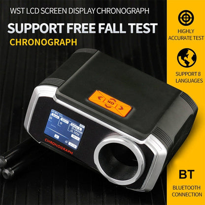 WoSporT LCD Screen Display Chronograph Speed Tester, APP Bluetooth Synchronization Eight Languages Show Speed Measurement - Tachometers & Anemometer by PMC Jewellery | Online Shopping South Africa | PMC Jewellery | Buy Now Pay Later Mobicred