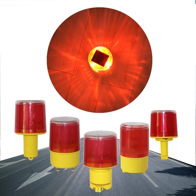 Night Solar Warning Construction Safety Warn Flash Lights Signal Light(Slim handle) - Warning Lights by PMC TechLife | Online Shopping South Africa | PMC TechLife | Buy Now Pay Later Mobicred
