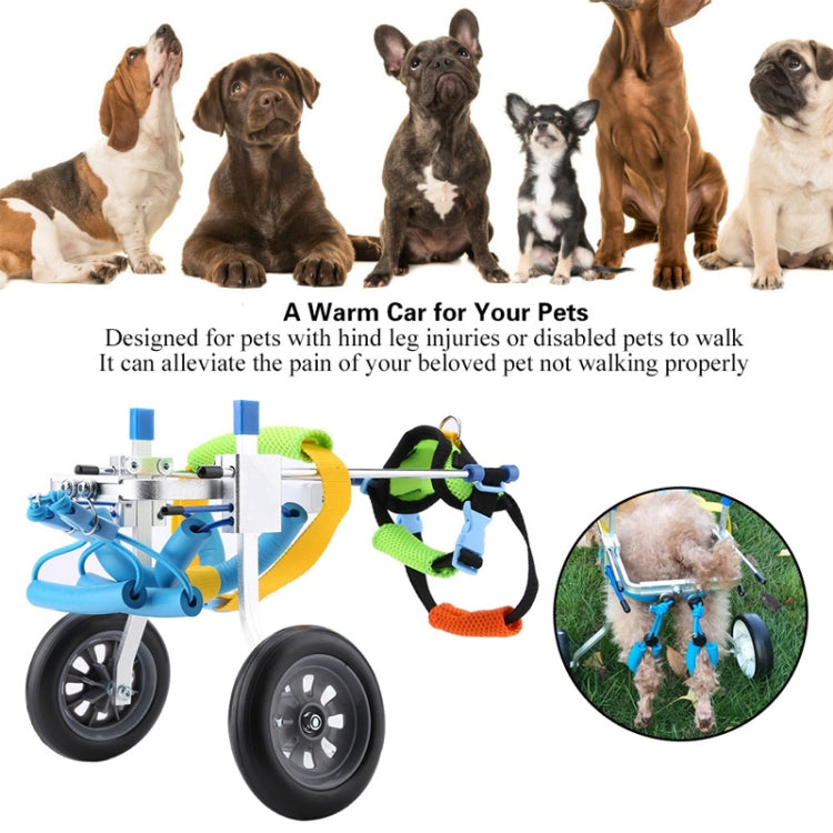 Pet Wheelchair Disabled Dog Old Dog Cat Assisted Walk Car Hind Leg Exercise Car For Dog/Cat Care, Size:XXS - Training Aids by PMC Jewellery | Online Shopping South Africa | PMC Jewellery | Buy Now Pay Later Mobicred