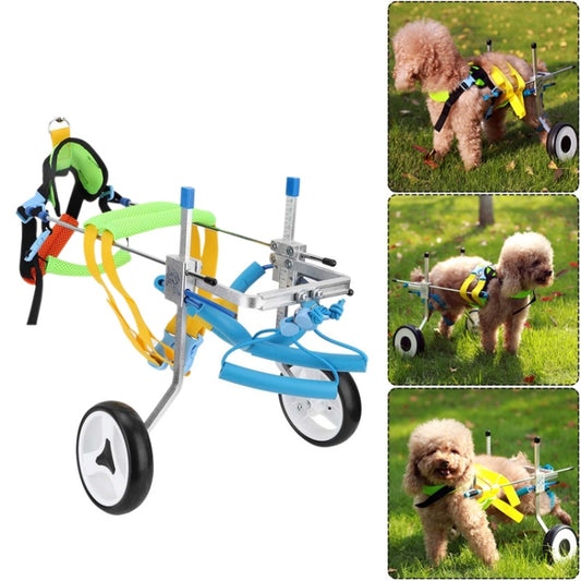 Pet Wheelchair Disabled Dog Old Dog Cat Assisted Walk Car Hind Leg Exercise Car For Dog/Cat Care, Size:XSLW - Training Aids by PMC Jewellery | Online Shopping South Africa | PMC Jewellery | Buy Now Pay Later Mobicred