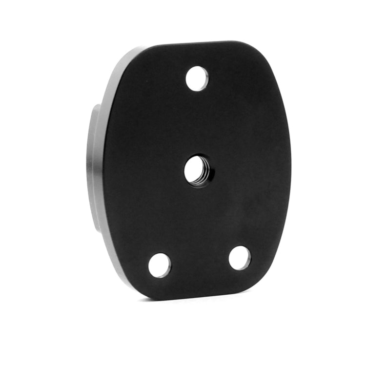 4 Holes Aluminum Quick Release Tripod Mount Base For Sports Camera, Color: Black Embedded Nut - Helmet Mount by PMC TechLife | Online Shopping South Africa | PMC TechLife | Buy Now Pay Later Mobicred