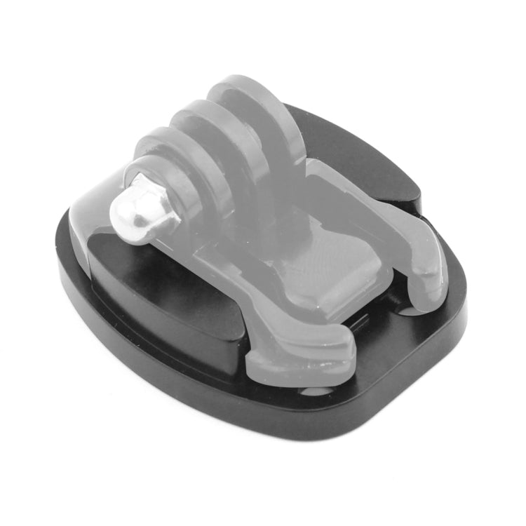 4 Holes Aluminum Quick Release Tripod Mount Base For Sports Camera, Color: Black Embedded Nut - Helmet Mount by PMC TechLife | Online Shopping South Africa | PMC TechLife | Buy Now Pay Later Mobicred