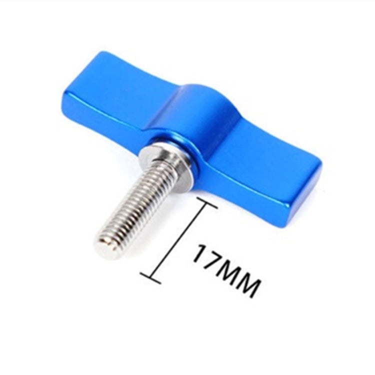 10PCS T-shaped Screw Multi-directional Adjustment Hand Screw Aluminum Alloy Handle Screw, Specification:M6(Blue) - Screws by PMC TechLife | Online Shopping South Africa | PMC TechLife | Buy Now Pay Later Mobicred