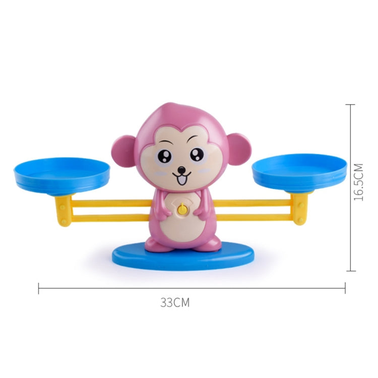 Monkey Balance Scale Toy Child Educational Math Toys(Brown) - Math Toys by PMC Jewellery | Online Shopping South Africa | PMC Jewellery | Buy Now Pay Later Mobicred