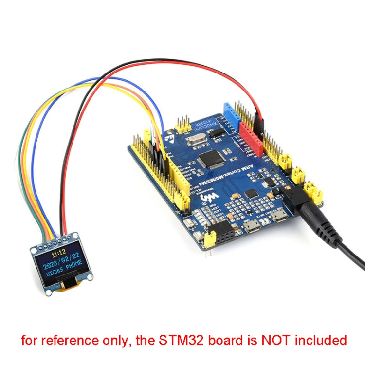 Waveshare 0.96 inch OLED Display Module, 128×64 Resolution, SPI / I2C Communication(E Blue) - Boards & Shields by Waveshare | Online Shopping South Africa | PMC Jewellery | Buy Now Pay Later Mobicred