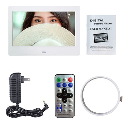 DPF-706 7 inch Digital Photo Frame LED Wall Mounted Advertising Machine, Plug:AU Plug(White) - 1.5-7.0 inch by PMC Jewellery | Online Shopping South Africa | PMC Jewellery | Buy Now Pay Later Mobicred