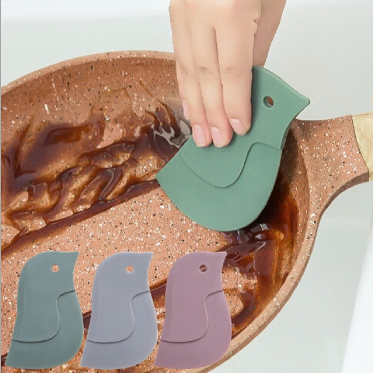 4 PCS Penguin Shape Soft Scraper Kitchen Baking Gadget(Dark Green) - Cutlery Sets by PMC TechLife | Online Shopping South Africa | PMC TechLife | Buy Now Pay Later Mobicred