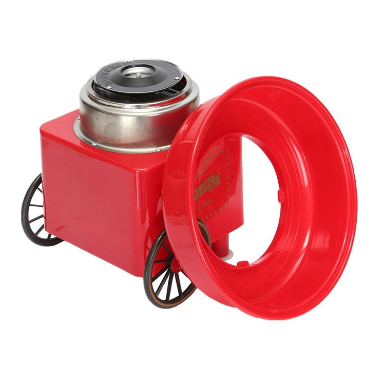 Retro Trolley Mini Cotton Candy Machine, Specification:U.S. Regulations 110 V(Red) - free shipping - PMC TechLife - Order now!