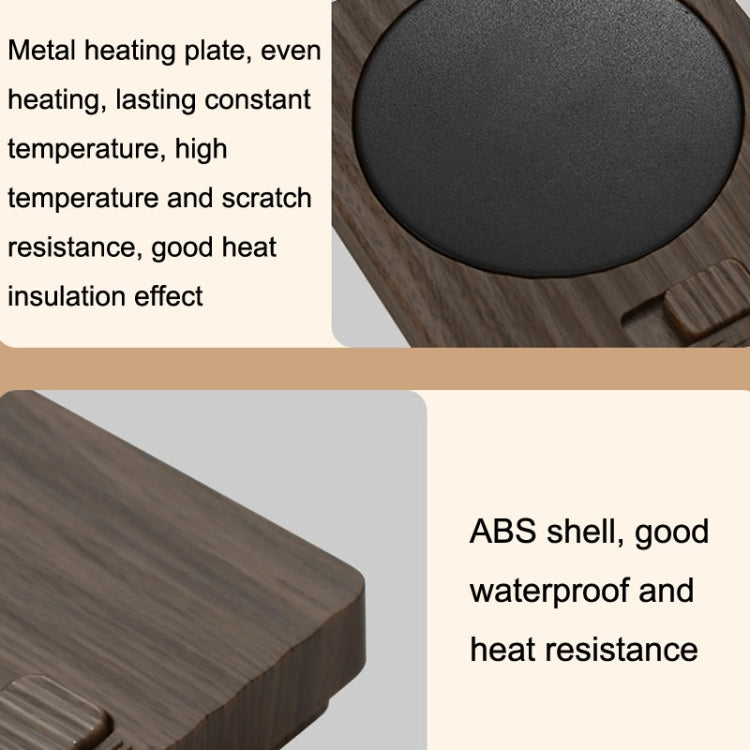 Home USB Constant Temperature Cup Mat Heat Thermos Coaster, Style:Without Adapter(Vintage Brown) - USB Heater by PMC Jewellery | Online Shopping South Africa | PMC Jewellery | Buy Now Pay Later Mobicred