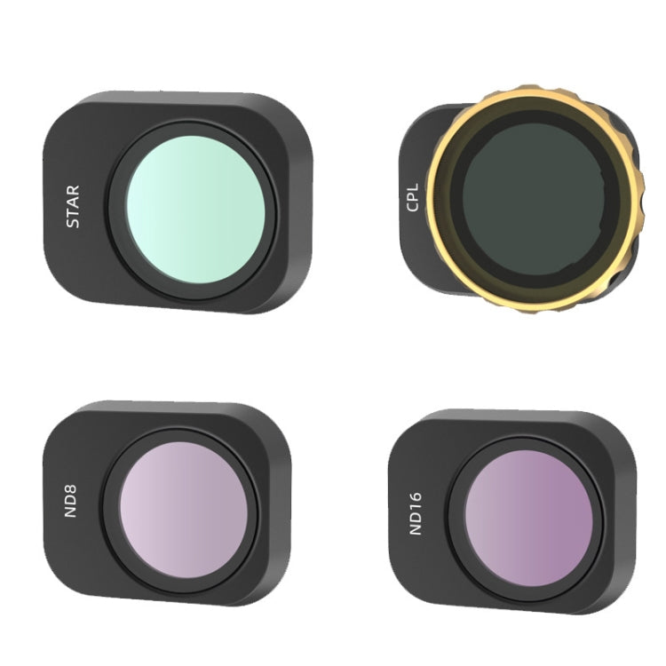 JSR For Mini 3 Pro Camera Filters, Style:4 In 1 Star+CPL+ND8+ND16 - Other by JSR | Online Shopping South Africa | PMC Jewellery | Buy Now Pay Later Mobicred