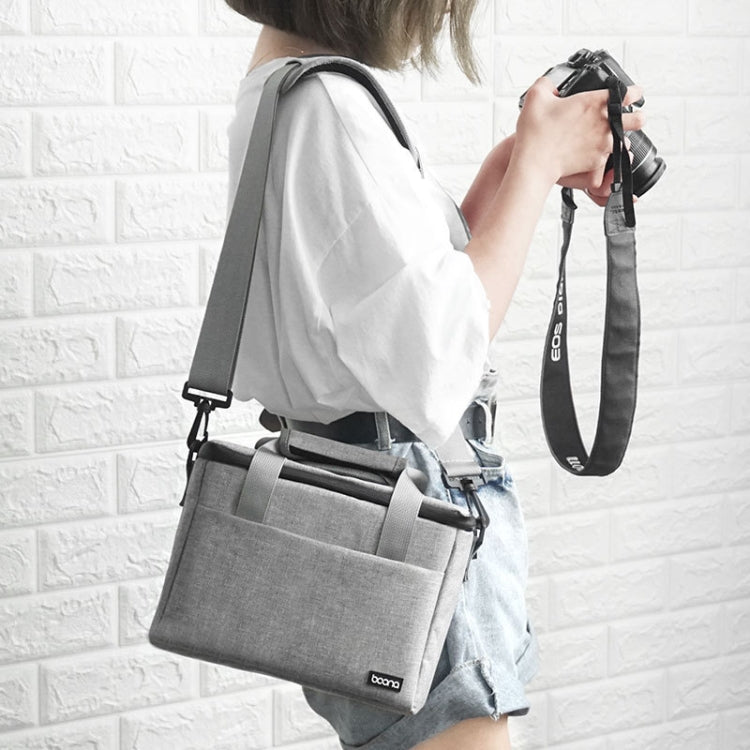 Baona BN-H001 Digital Camera Bag Casual Portable Camera Waterproof Bag, Size:Small(Black) - Strap Satchel by Baona | Online Shopping South Africa | PMC TechLife | Buy Now Pay Later Mobicred
