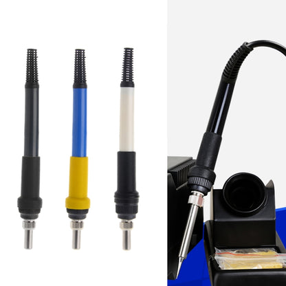 Cabbage White Light T12-907 Handle Shell Parts 936 To 907 Straight Pull Handle With Lock Nut(907 Pure Black Shell) - Electric Soldering Iron by PMC Jewellery | Online Shopping South Africa | PMC Jewellery | Buy Now Pay Later Mobicred