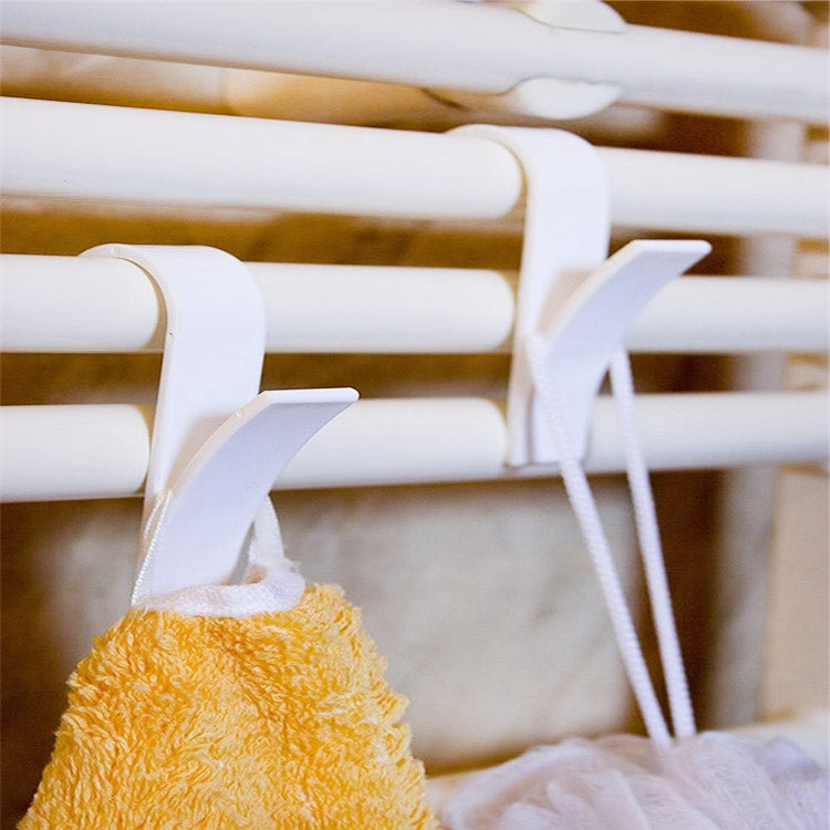 Towel Rail Hanging Bathroom Plastic Hook Rack - Shelf & Hooks by PMC TechLife | Online Shopping South Africa | PMC TechLife | Buy Now Pay Later Mobicred