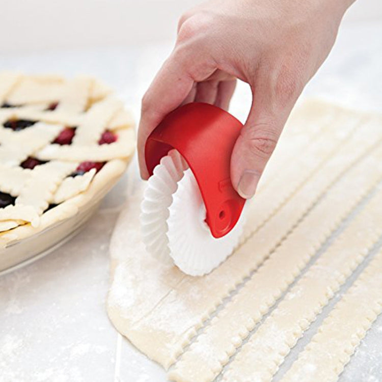 Baking Tools Pasta Cutting Wheel Hemming Wheel Manual Noodle Cutter Roller Knife Creative Kitchen Gadgets(Point Cut) - Baking Pastry Tools by PMC TechLife | Online Shopping South Africa | PMC TechLife | Buy Now Pay Later Mobicred