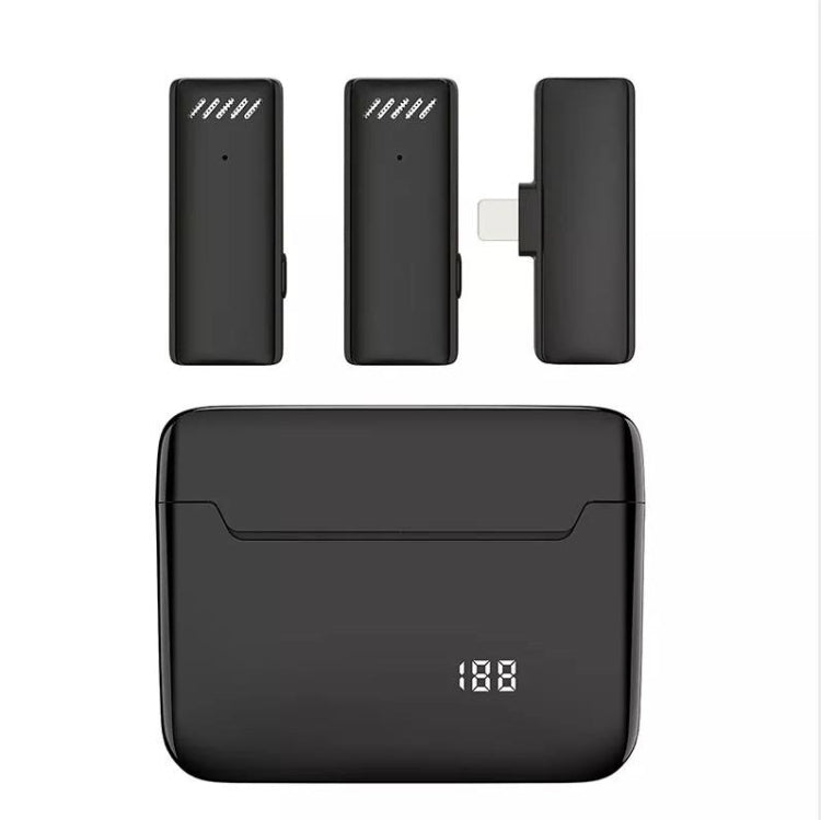 S13 Dual Microphone 8 Pin Interface Wireless Lavalier Noise Canceling Microphone with Charging Case - Microphone by PMC TechLife | Online Shopping South Africa | PMC TechLife | Buy Now Pay Later Mobicred
