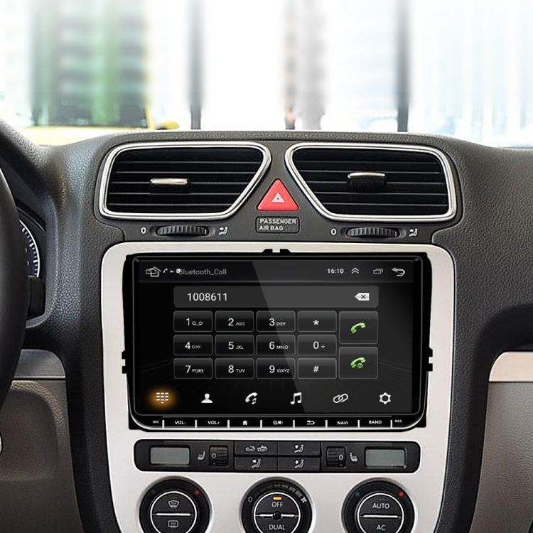 A3041 For Volkswagen 2+64G 9-inch Central Control Large Screen With Carplay Car Android10.0 Navigator Player, Style:Standard+AHD Camera - Car MP3 & MP4 & MP5 by PMC Jewellery | Online Shopping South Africa | PMC Jewellery | Buy Now Pay Later Mobicred