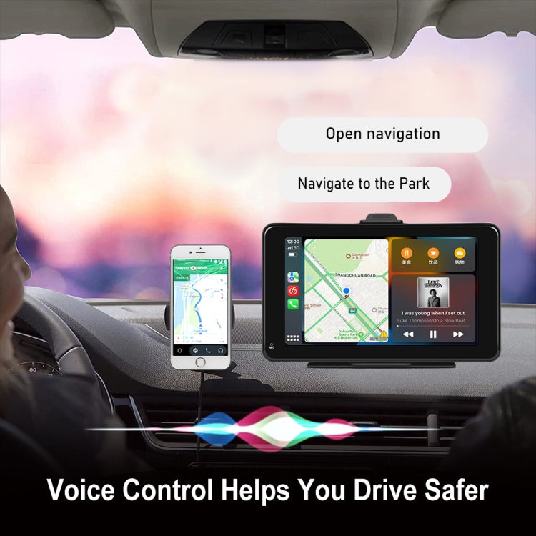A3135 7 Inch HD Wired Smart Screen With Wireless CarPlay + Android Auto + Android With With 32G Memory Card - Car MP3 & MP4 & MP5 by PMC TechLife | Online Shopping South Africa | PMC TechLife | Buy Now Pay Later Mobicred