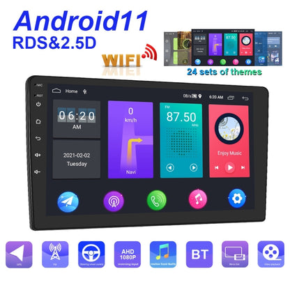 A2799 10 Inch Android WiFi 2+32G Central Control Large screen Universal Car Navigation Reversing Video Player, Style:Standard+4Lights Camera - Car MP3 & MP4 & MP5 by PMC Jewellery | Online Shopping South Africa | PMC Jewellery | Buy Now Pay Later Mobicred