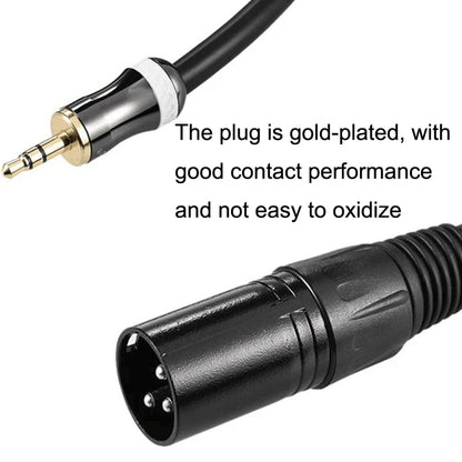 3.5mm To Caron Male Sound Card Microphone Audio Cable, Length:15m - Microphone Audio Cable & Connector by PMC Jewellery | Online Shopping South Africa | PMC Jewellery | Buy Now Pay Later Mobicred