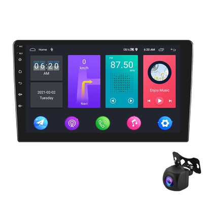 A2798 9 Inch Android WiFi 2+32G Central Control Large screen Universal Car Navigation Reversing Video Player, Style:Standard+AHD Camera - Car MP3 & MP4 & MP5 by PMC Jewellery | Online Shopping South Africa | PMC Jewellery | Buy Now Pay Later Mobicred