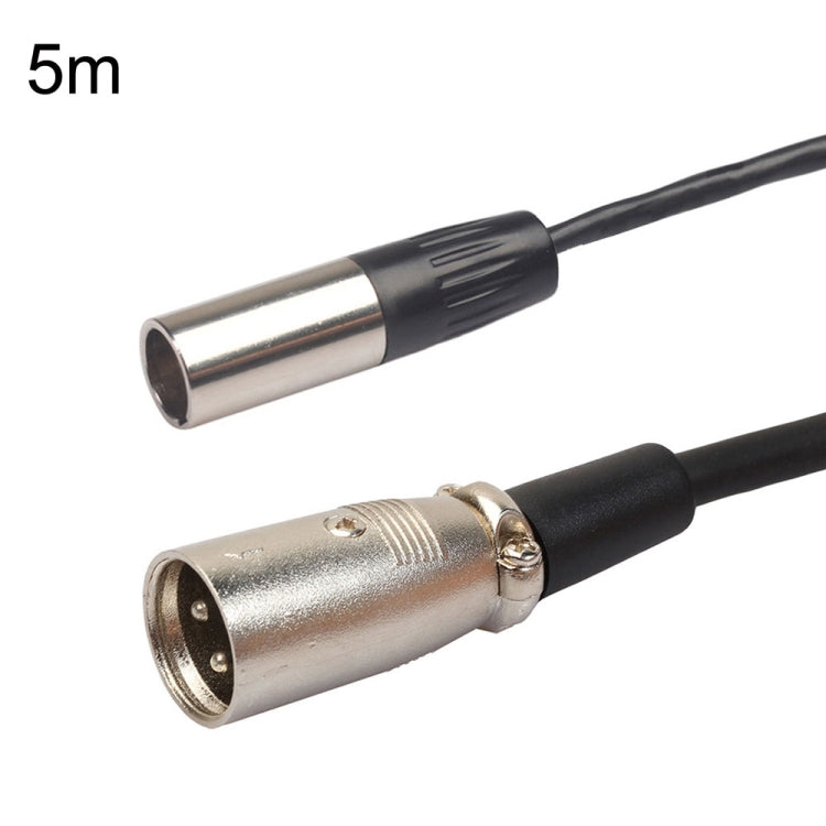 Xlrmini Caron Male To Mini Male Balancing Cable For 48V Sound Card Microphone Audio Cable, Length:5m - Microphone Audio Cable & Connector by PMC Jewellery | Online Shopping South Africa | PMC Jewellery | Buy Now Pay Later Mobicred