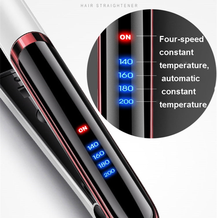 35W 2 In 1 Curling and Straightening Dual-use Electric Splin,Specification: UK Plug(Black) - free shipping - PMC TechLife - Order now!