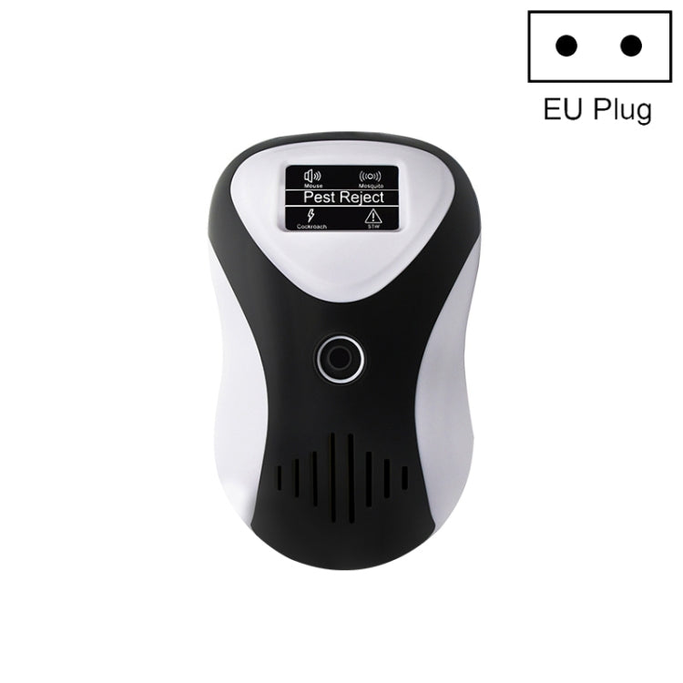 Ultrasonic Multifunctional Mouse Repeller Energy-Saving Silent Insect Repeller, Plug Type:EU Plug(Black White) - Repellents by PMC Jewellery | Online Shopping South Africa | PMC Jewellery | Buy Now Pay Later Mobicred