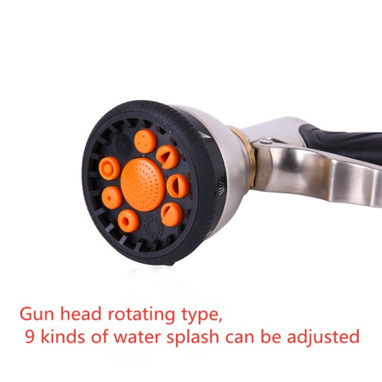 Electroplating Multifunctional High-pressure Water Gun 9 Function Front Trigger Car Wash Water Gun - Car Washer & Accessories by PMC TechLife | Online Shopping South Africa | PMC TechLife | Buy Now Pay Later Mobicred