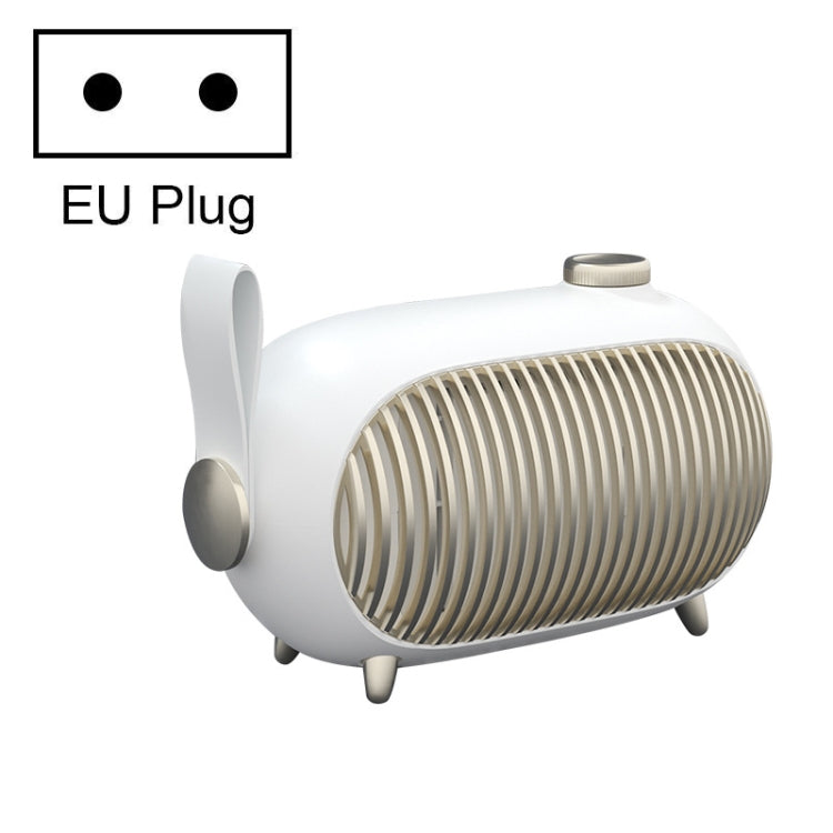 N301 Mini Heater Office Desk Silent Hot Air Heater Household Bedroom Heater EU Plug(White) - Electric Heaters by PMC Jewellery | Online Shopping South Africa | PMC Jewellery | Buy Now Pay Later Mobicred