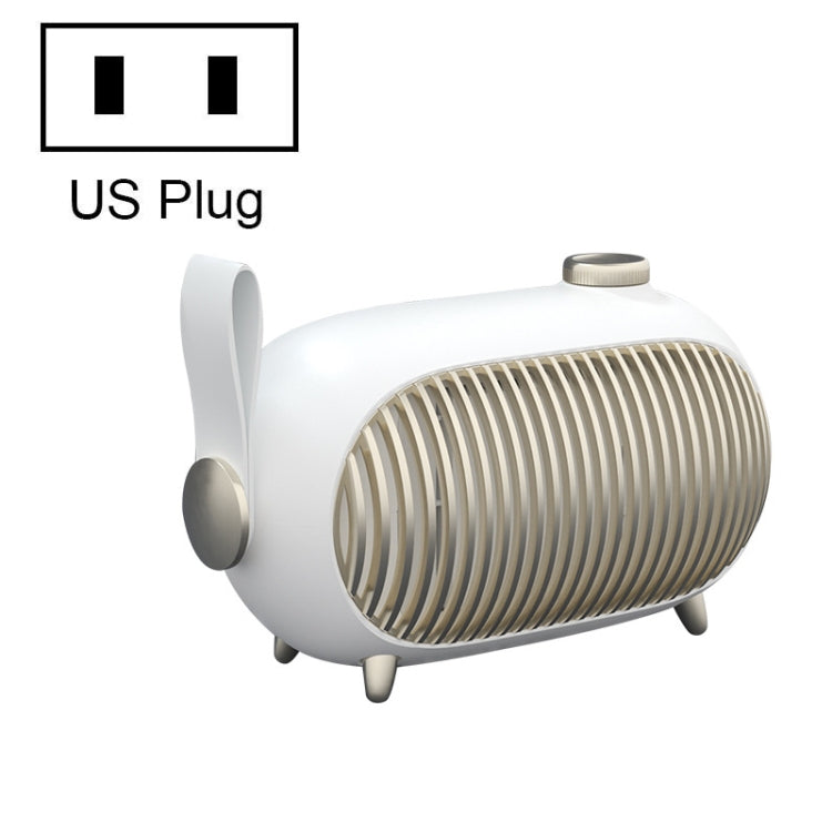 N301 Mini Heater Office Desk Silent Hot Air Heater Household Bedroom Heater US Plug(White) - Electric Heaters by PMC Jewellery | Online Shopping South Africa | PMC Jewellery | Buy Now Pay Later Mobicred