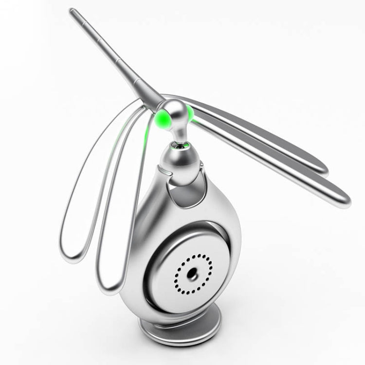 Car Aromatherapy Rotating Balance Dragonfly Creative Perfume Decoration(Silver) - free shipping - PMC TechLife - Order now!