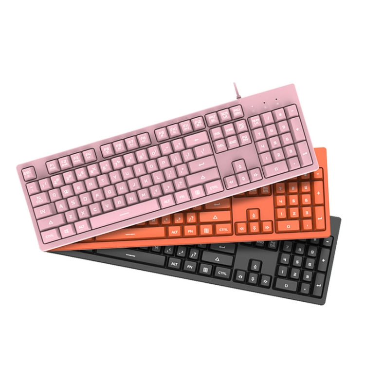 Ajazz DKS100 104 Keys Office Luminous Game Tea Axis Mechanical Keyboard, Cable Length: 1.5m(Black) - Wired Keyboard by Ajazz | Online Shopping South Africa | PMC Jewellery | Buy Now Pay Later Mobicred