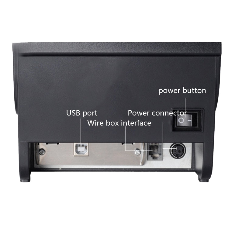 Xprinter XP-76IIH Dot Matrix Printer Open Roll Invoice Printer, Model: Parallel Port(UK Plug) - free shipping - PMC Jewellery - Order now!