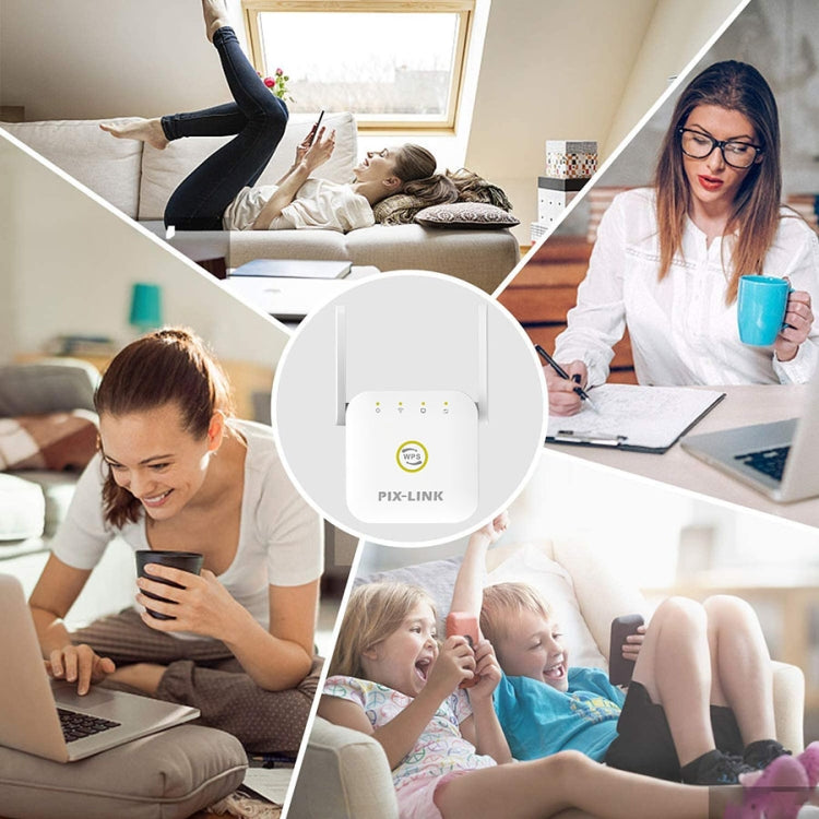 PIX-LINK WR22 300Mbps Wifi Wireless Signal Amplification Enhancement Extender, Plug Type:AU Plug(Black) - free shipping - PMC Jewellery - Order now!