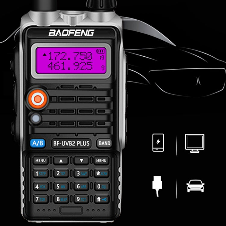 Baofeng BF-B2Plus Outdoor 50km Mini High-power FM Walkie-talkie, Plug Specifications:EU Plug - free shipping - PMC Jewellery - Order now!