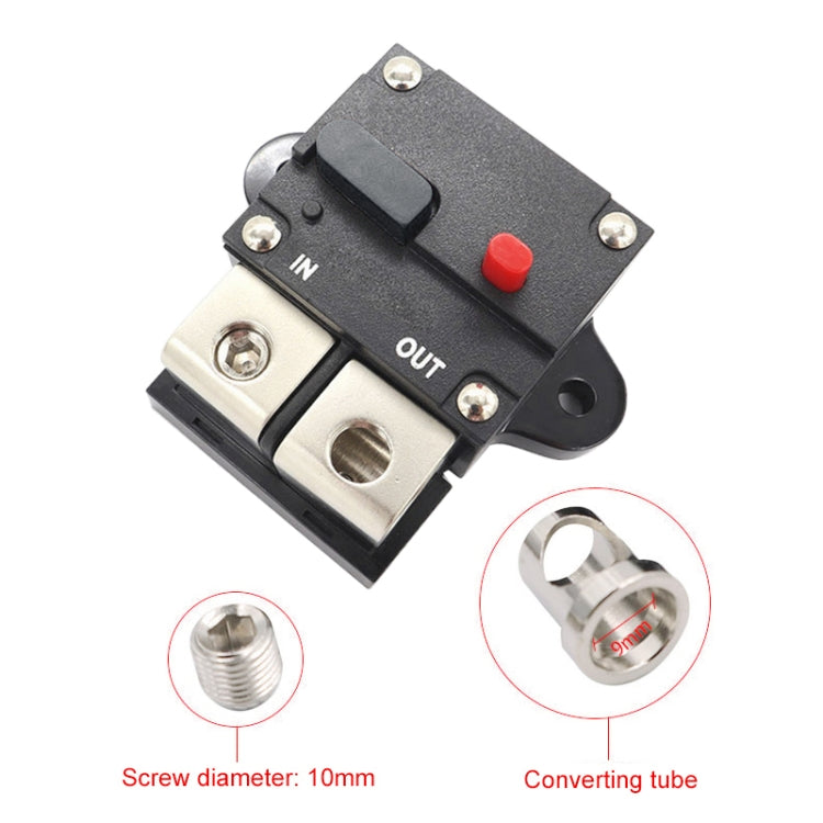 80A Auto Circuit Breaker Car Audio Fuse Holder Power Insurance Automatic Switch(Black) - Fuse by PMC TechLife | Online Shopping South Africa | PMC TechLife | Buy Now Pay Later Mobicred