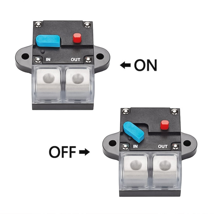 250A Auto Circuit Breaker Car Audio Fuse Holder Power Insurance Automatic Switch(Blue) - Fuse by PMC TechLife | Online Shopping South Africa | PMC TechLife | Buy Now Pay Later Mobicred