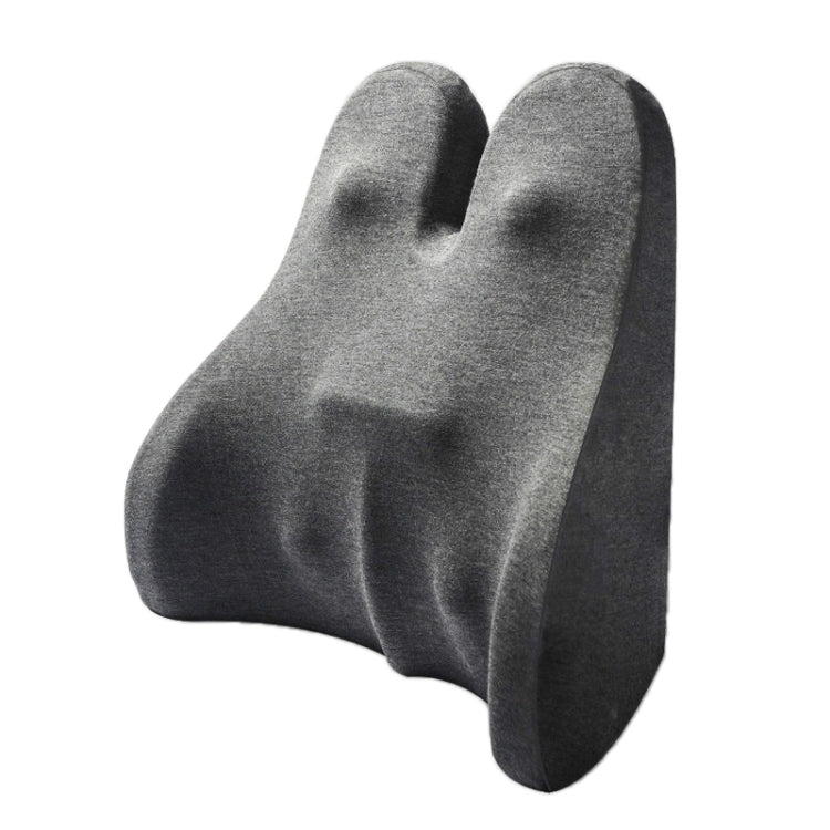 Car Seat Lumbar Support Cushion Memory Foam Office Lumbar Cushion, Size: Bandage(Dark Gray) - Seat Accessories by PMC TechLife | Online Shopping South Africa | PMC TechLife | Buy Now Pay Later Mobicred