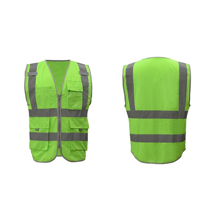 Multi-pockets Safety Vest Reflective Workwear Clothing, Size:M-Chest 112cm(Green) - Reflective Safety Clothing by PMC Jewellery | Online Shopping South Africa | PMC Jewellery | Buy Now Pay Later Mobicred
