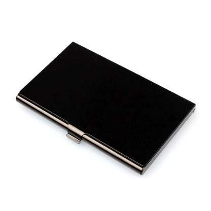 ThinTop Business ID Credit Card Holder Wallets Pocket Case Bank Credit Card Package Case Card Box Card Holder(Black) - Card & Passport Bags by PMC Jewellery | Online Shopping South Africa | PMC Jewellery